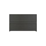 Cómoda de 6 Cajones con Amplio Espacio de Almacenaje - Color Wengue - 120x40x75 cm - Mueble Moderno para Dormitorio.