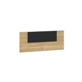 Conjunto Pack Cabecero y 2 Mesitas de Noche,Mesilla de noche 3 Cajones Color Mauvella, 110x45x1,6 cm (LargoxAltoxProfundo)